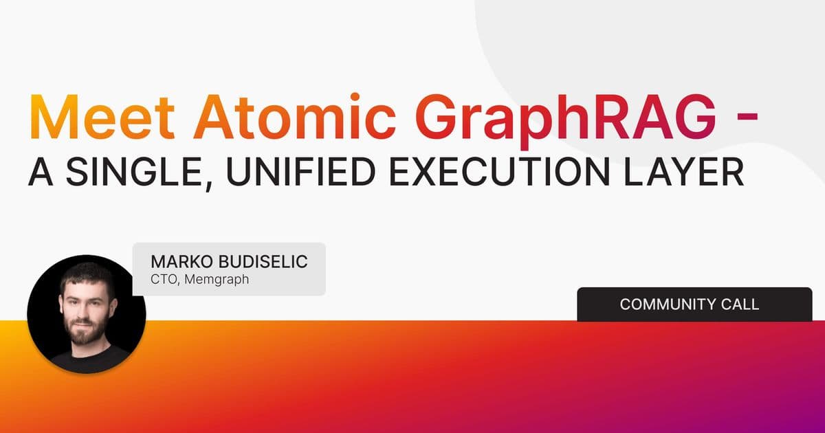 Atomic GraphRAG Demo: A Single Query Execution