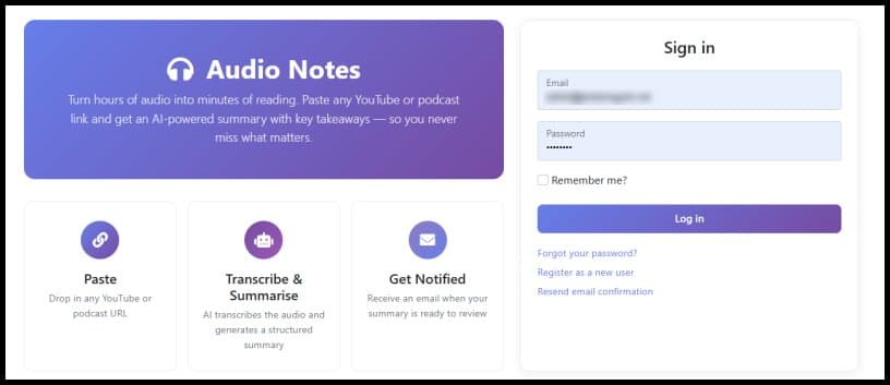 Audio Notes 2.0: AI-Powered Content Summarization Gets Smarter
