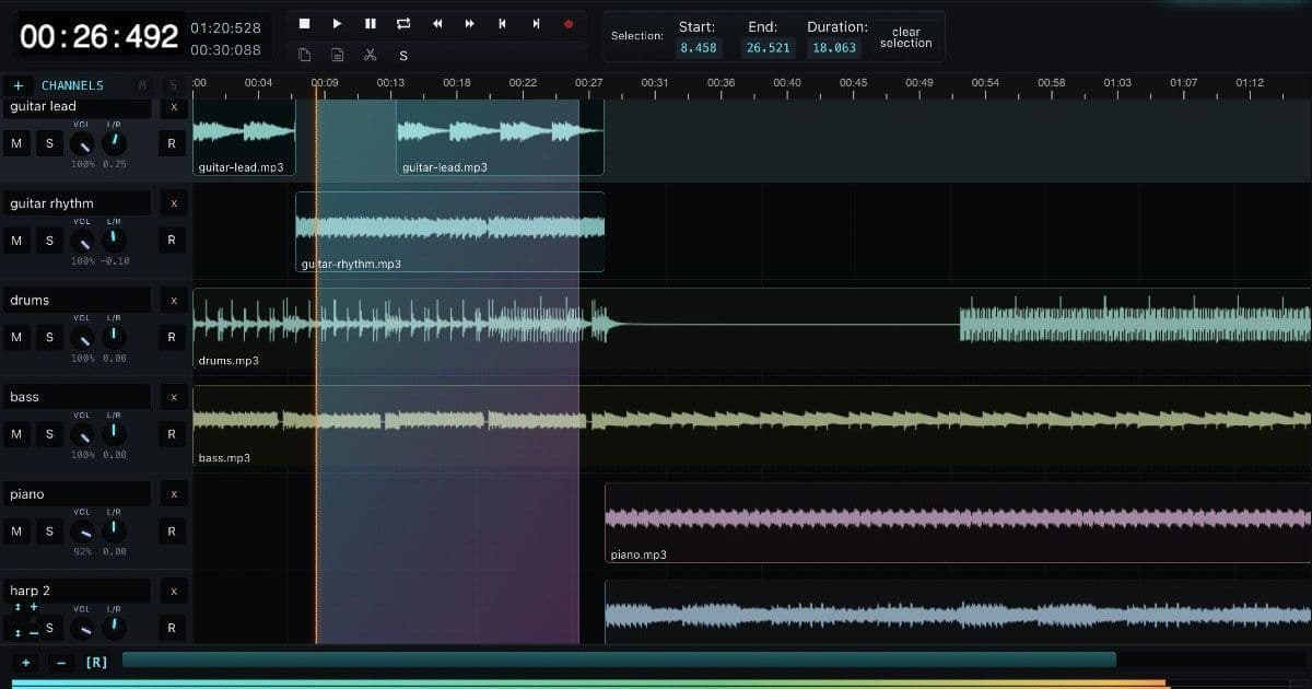 AudioMass - The Browser-Based Audio Editor Challenging Desktop Software