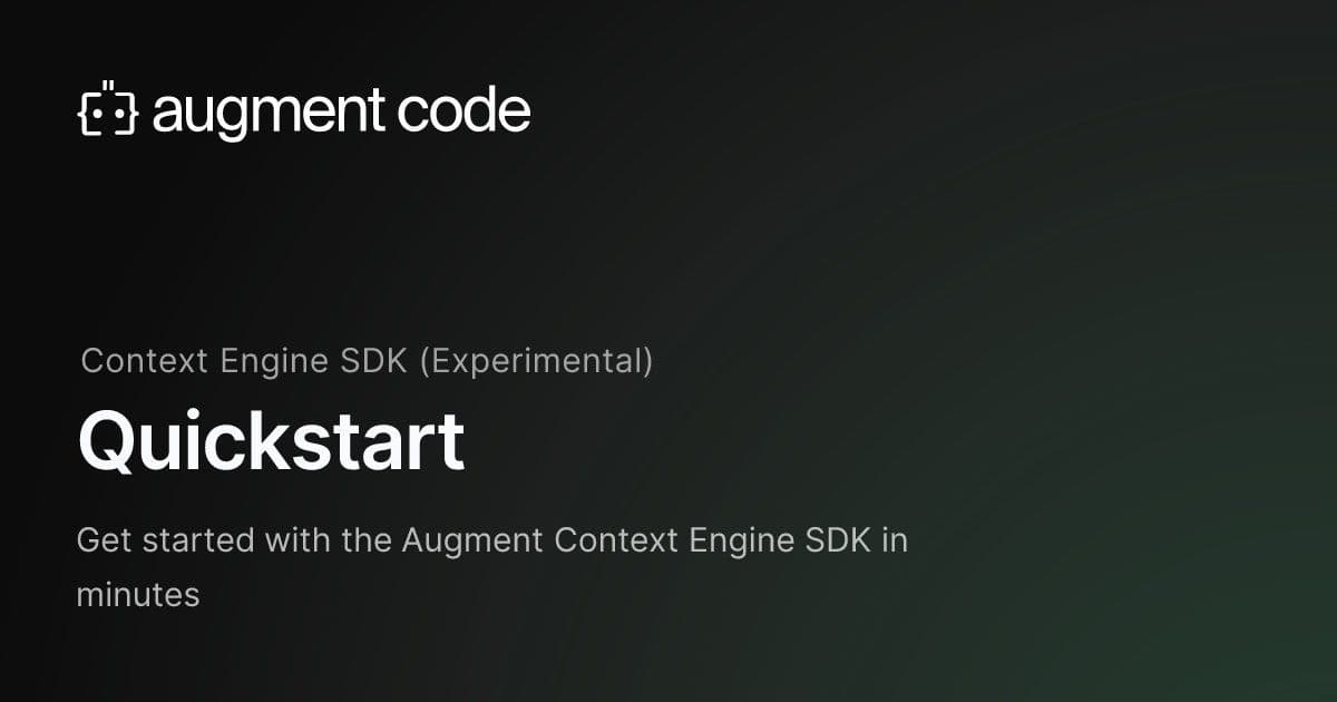 Augment’s Context Services SDK: Turning Data Streams Into Real‑Time AI Context