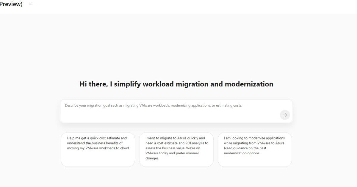 Azure Copilot Migration Agent: AI-Driven Migration and Modernization
