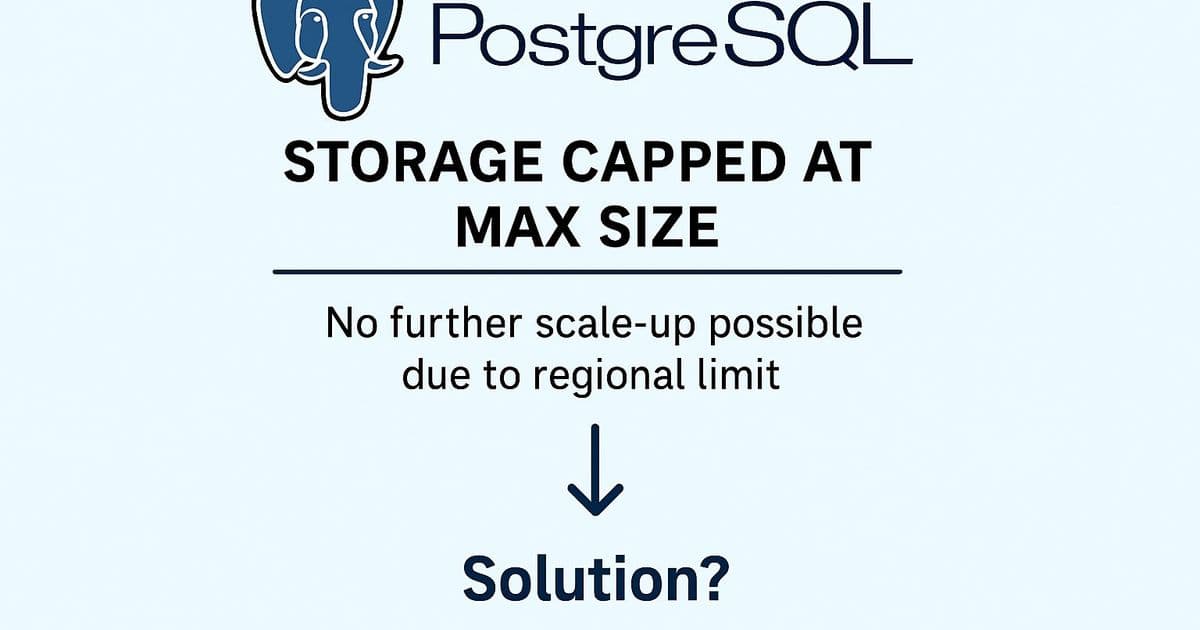 Azure PostgreSQL Storage Limits: When 32 TiB Isn't Enough