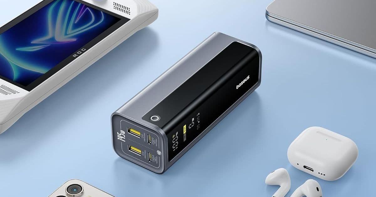 Baseus EnerGeek GR12 review preview: A 145W, 20,800mAh power bank that charges two laptops at once