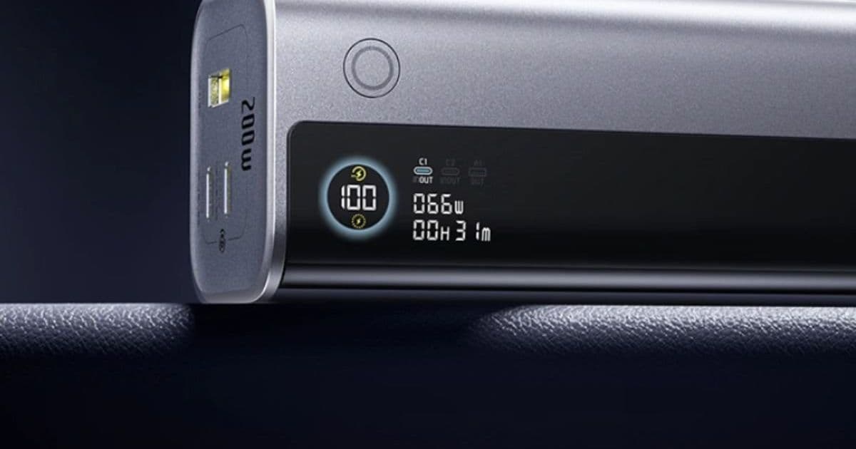 Baseus EnerGeek GR11 Power Bank Upgraded to 25,000 mAh and 200W Output