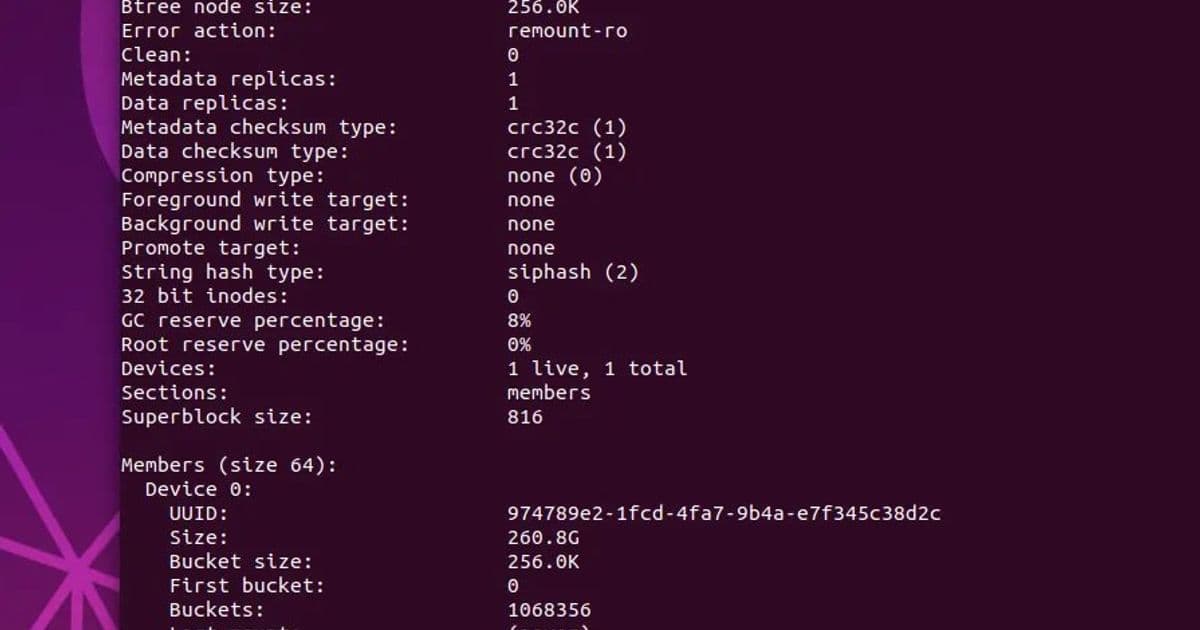 Bcachefs 1.37 Brings Erasure Coding Stability, Linux 7.0 Support, and Major Documentation Overhaul