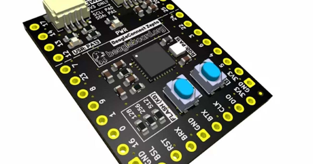 BeagleConnect Zepto brings a $1 microcontroller board to makers