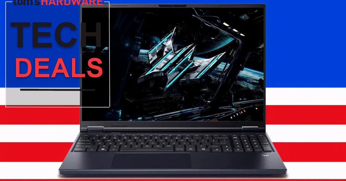Acer Predator Helios Neo 16 AI Gaming Laptop Drops to $1,359 with $740 Discount