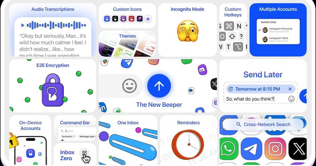 Beeper Overhauls Architecture with On-Device Connections to Unlock True End-to-End Encryption