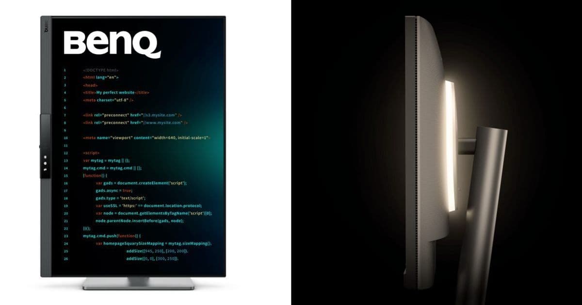 BenQ RD280UG MoonHalo Monitor Review: 120Hz and 3:2 Aspect Ratio Redefine Coding Comfort
