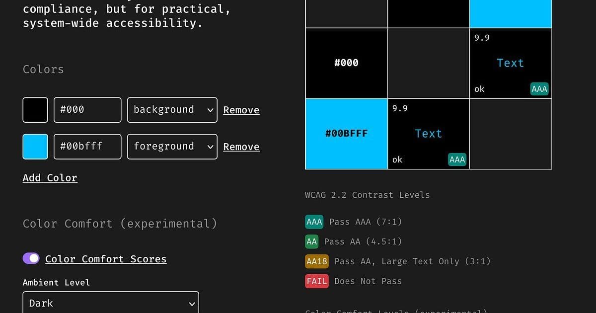 Beyond WCAG: Why Technically Accessible Colors Can Still Strain Your Eyes