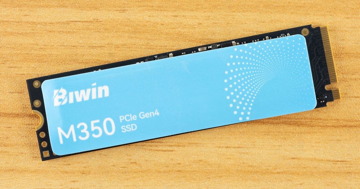 Biwin M350 2TB SSD: Budget PCIe 4.0 Storage with Competitive Efficiency and Performance