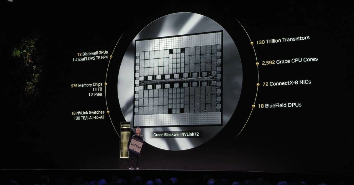 Nvidia Claims Blackwell GPUs Achieve 10,000x Path Tracing Performance Over Pascal