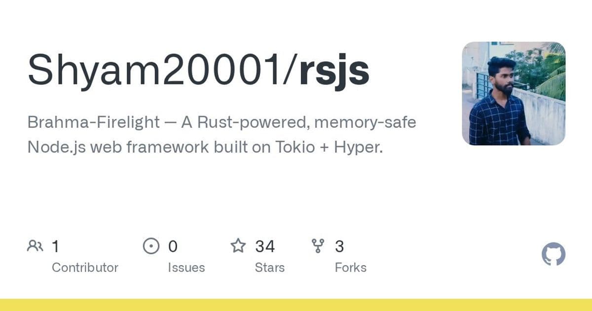 Brahma-JS: Turbocharging JavaScript APIs with Rust's Performance