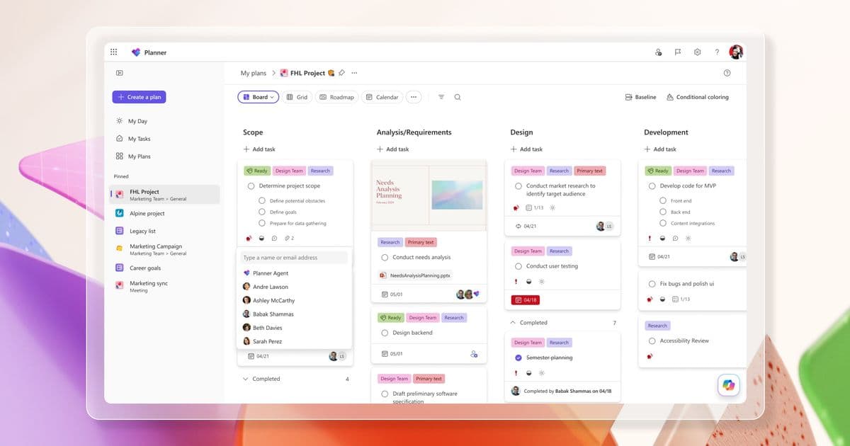 Microsoft Expands AI Assistant in Planner to Basic Plans, Democratizing AI Project Management