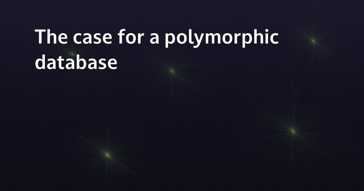 Bringing Polymorphism to the Database Layer: How TypeDB Bridges the Gap Between Code and Data