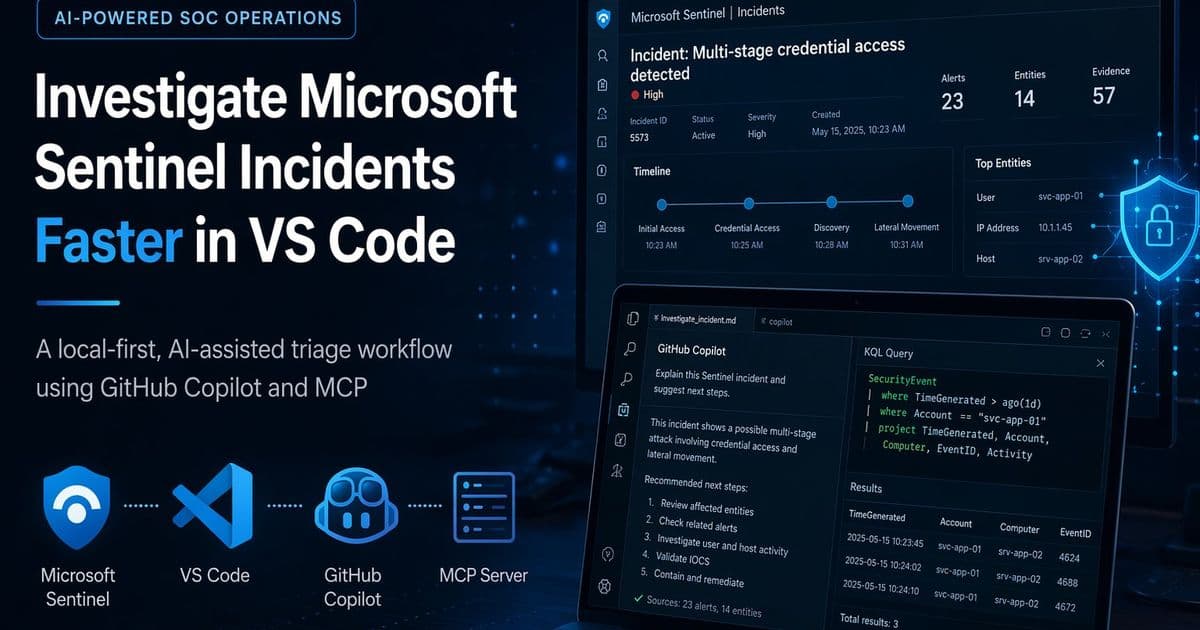 Microsoft Sentinel Triage Agent: Revolutionizing SOC Workflows with Local-First Copilot Integration