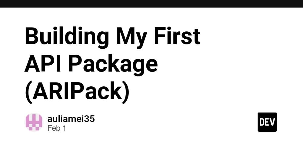 Building ARIPack: A Beginner's Journey into API Response Standardization