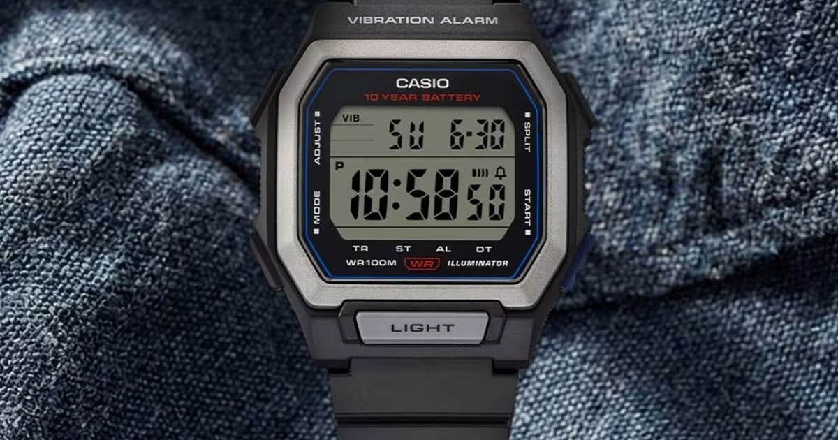 Casio expands its square‑face digital lineup to the UK with the W‑738H series