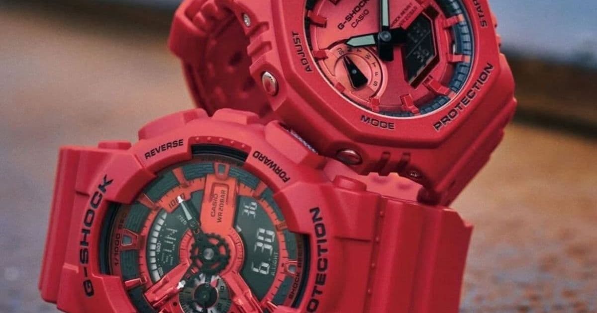 Casio Debuts Four Vibrant Red G-Shock Watches in US Market