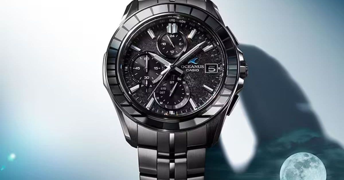 Casio's Limited Edition Oceanus Manta OCWS7000CN1A Bluetooth Watch Now Available in the US