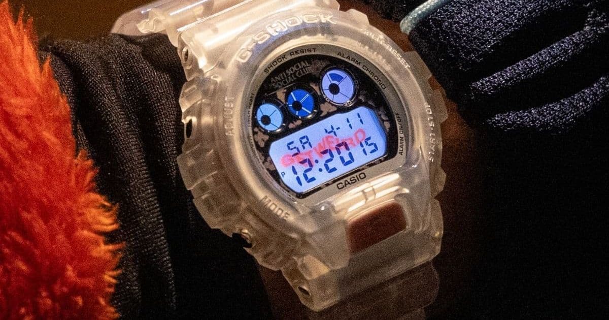 Casio's G-Shock x ASSC DW-6900 Skeleton Watch: A Translucent Streetwear Statement