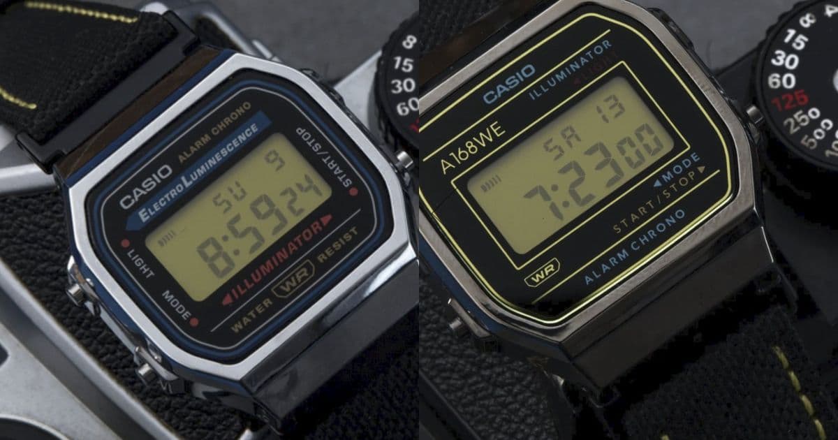 Casio's $30 A168 Gets Nikon-Style Redesign, Now Costs Nearly 7x More