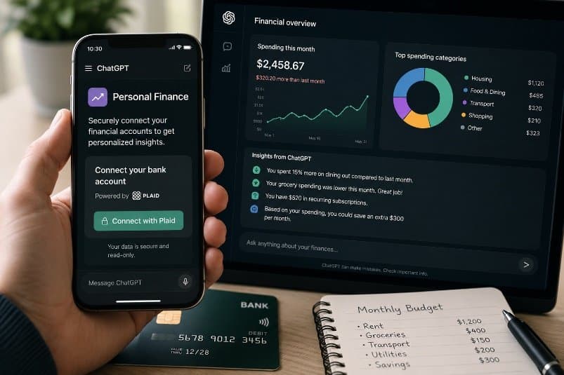 ChatGPT Can Now Manage Your Wallet and Bank Accounts: OpenAI Introduces Personal Finance Tools