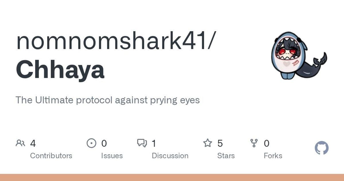 Chhaya: A Rust-Powered, Serverless Secure Messaging Protocol for the Decentralized Future