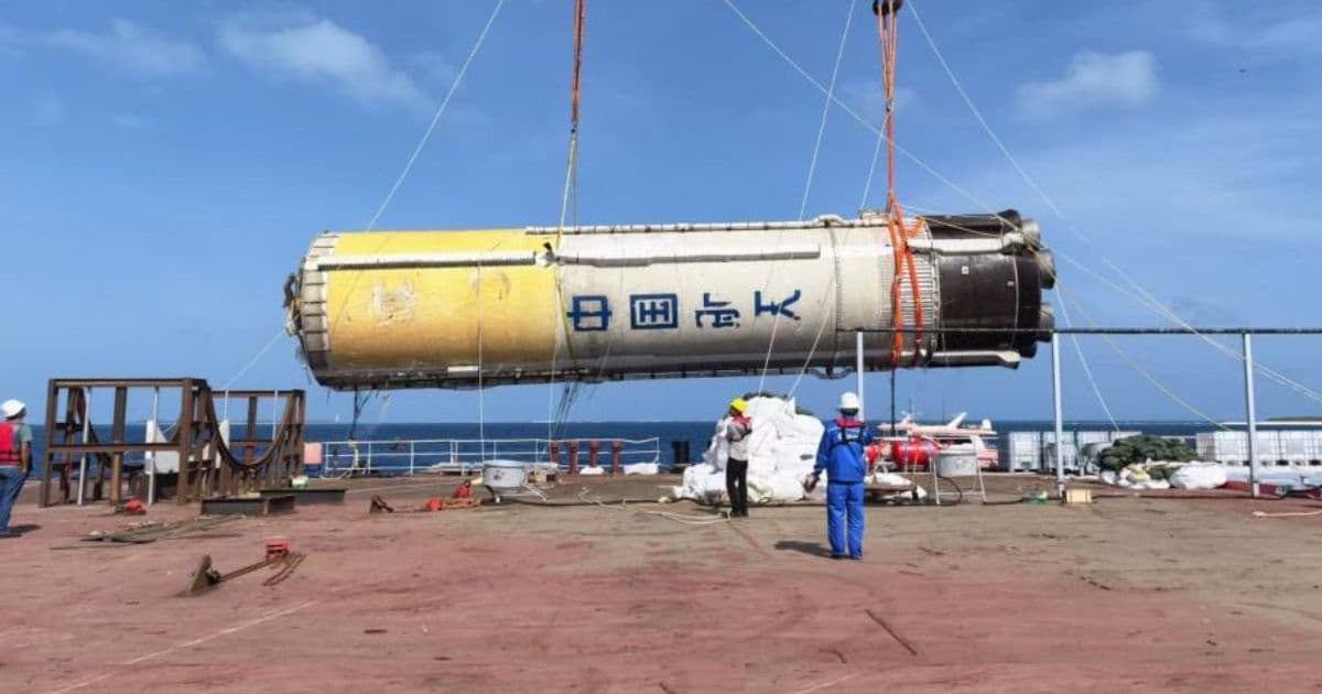 China achieves historic maritime recovery of Long March-10 rocket booster