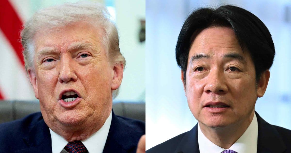 China Rebukes U.S. After Trump Signals Possible Talk with Taiwan President Lai