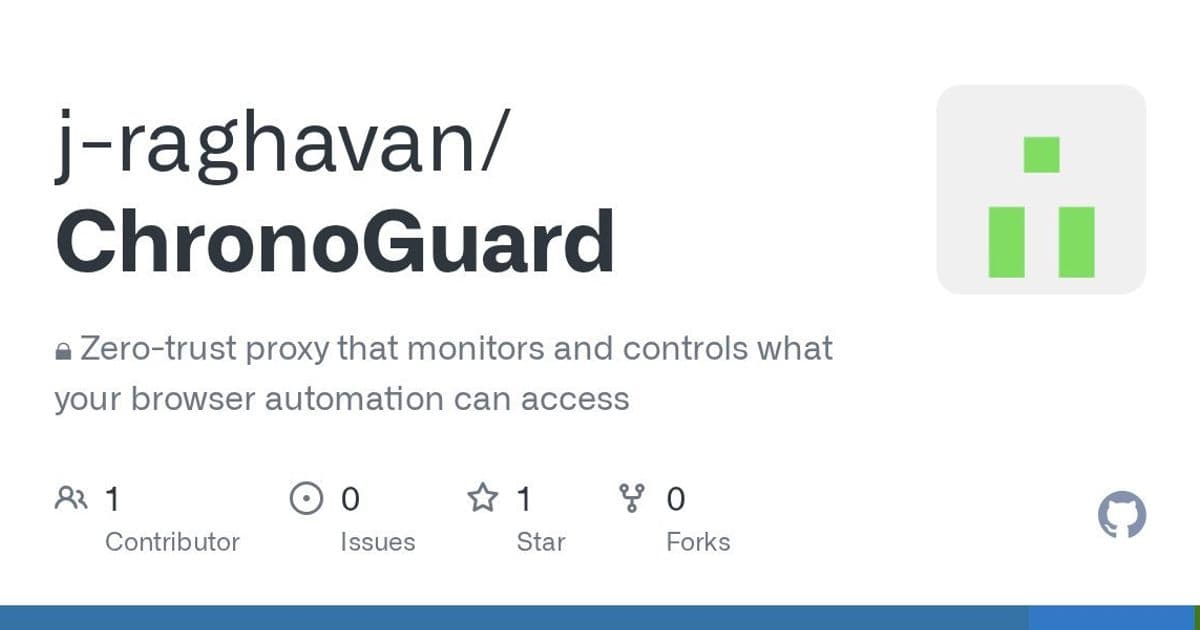 ChronoGuard: Zero‑Trust for Browser Automation – The Missing Piece in CI/CD Security