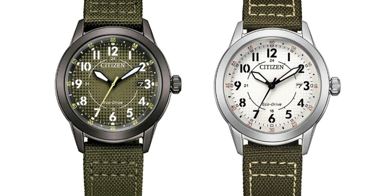 Citizen Adds Two Compact Field Watches to Eco-Drive Lineup with 40 mm Cases