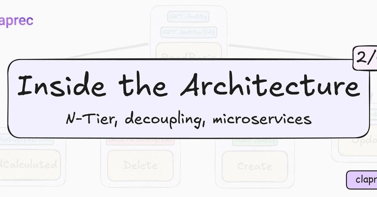 Claprec Backend Deep Dive: N‑Tier, Bitwise CRUD, and Microservice Trade‑offs (Part 2)