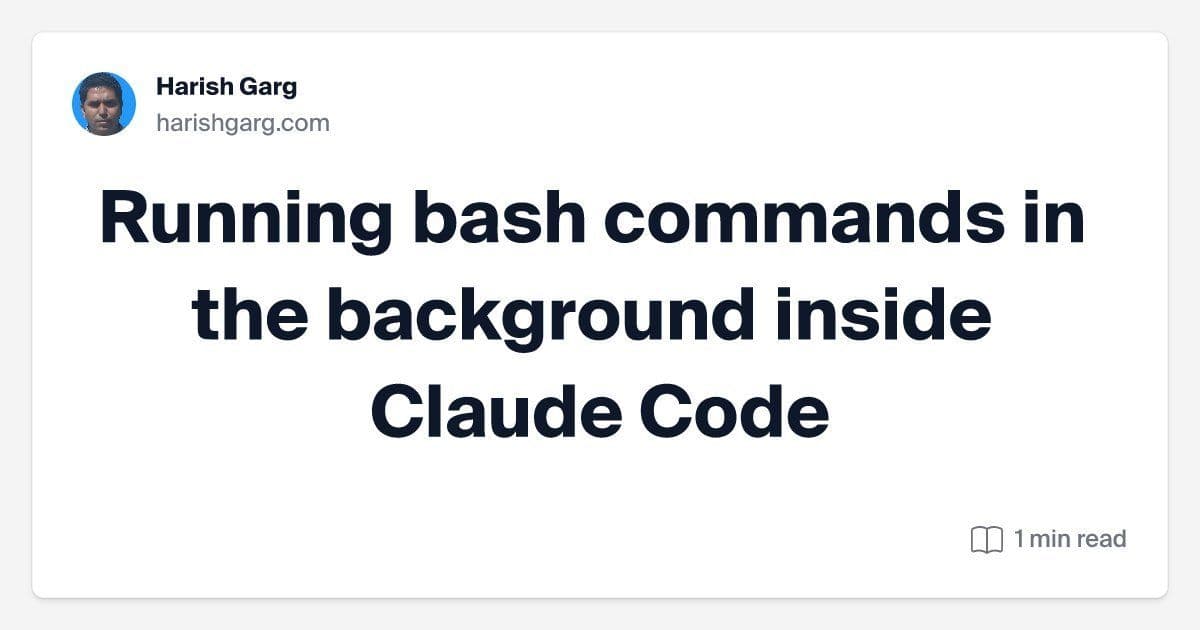 Claude Code 1.0.72 Introduces Background Bash Execution for Continuous Developer-AI Collaboration