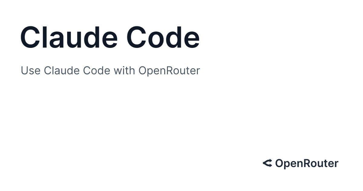 Claude Code Opens to OpenRouter: Flexibility Comes to AI-Powered Development