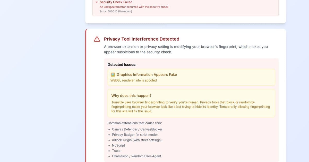 Why Cloudflare Turnstile Now Demands a Fingerprintable WebGL Context