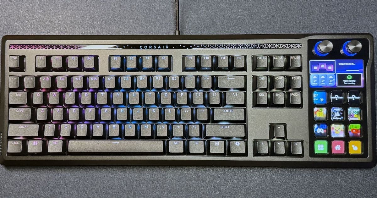 Corsair Galleon 100 SD Review: A gaming keyboard and Stream Deck collide; combo is good, but is it necessary?