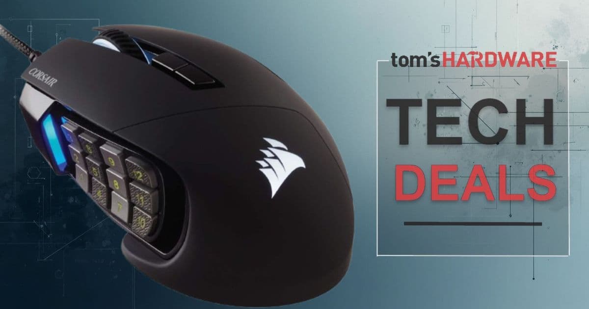 Corsair Scimitar RGB Elite Gaming Mouse Hits Record Low Price at $49