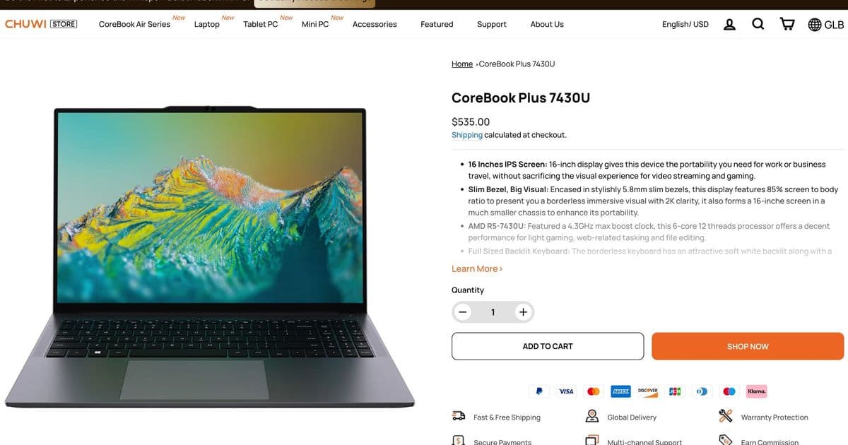 CPU Fraud Scandal Escalates as Second Chuwi Laptop Exposed with Fake Ryzen 5500U Chip