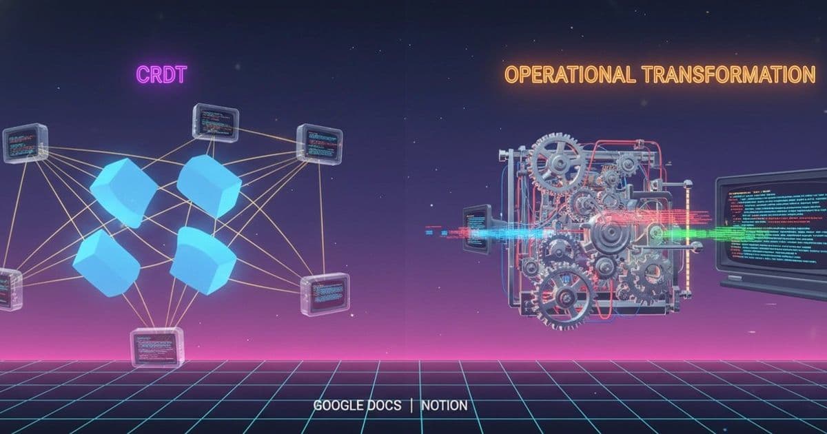 CRDT vs Operational Transformation: How Google Docs and Notion Avoid Edit Chaos