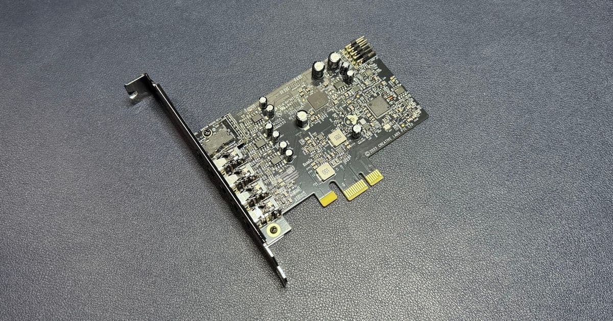Creative Sound Blaster Audigy FX Pro: A Niche Upgrade for Analog Audio