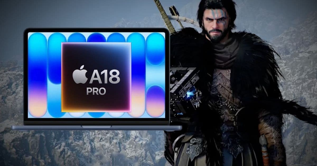 Crimson Desert hovers around 50 FPS on MacBook Neo, albeit at laughably low resolution