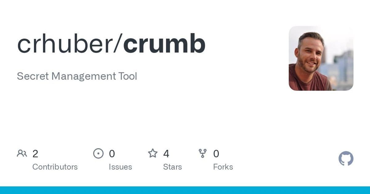 Crumb: The Developer-Focused Secret Manager That Fits in Your Pocket