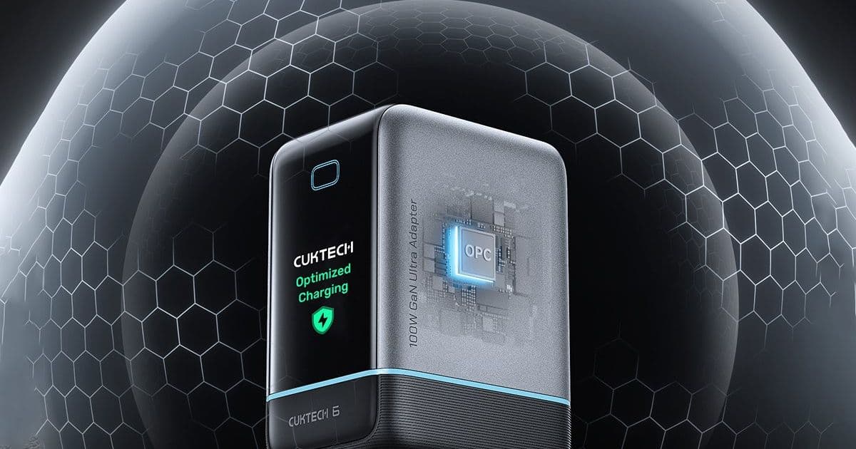 Cuktech Launches 100W Ultra Charger with Built-in Display and Smart Charging