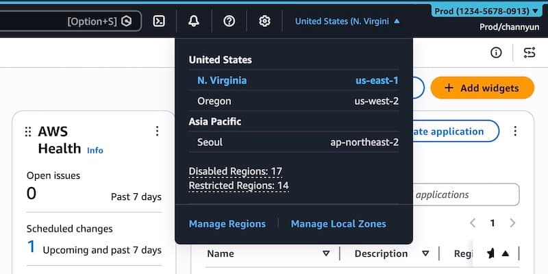 Customize Your AWS Management Console with Visual Settings and Selective Visibility
