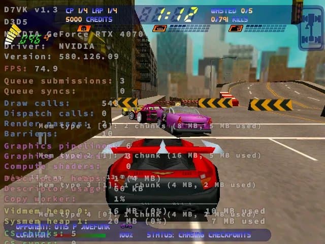 D7VK 1.3 Brings Support For Direct3D 5 On Vulkan