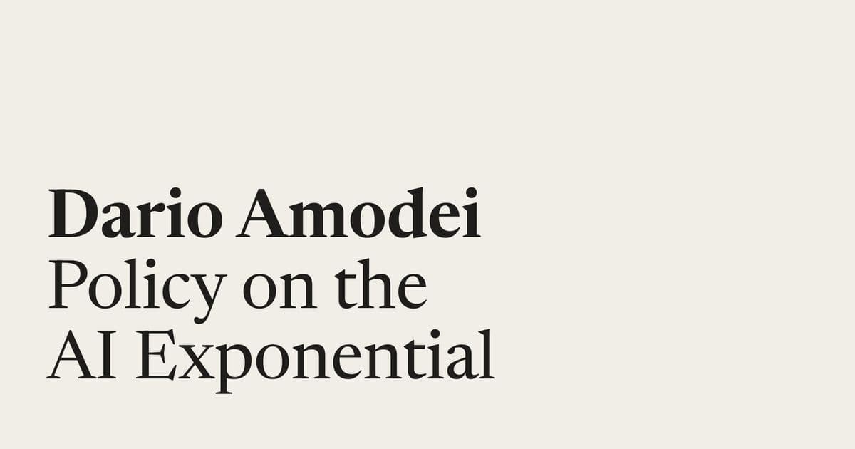 Anthropic's Amodei Wants AI Regulated Like Airplanes. The Industry Isn't So Sure.