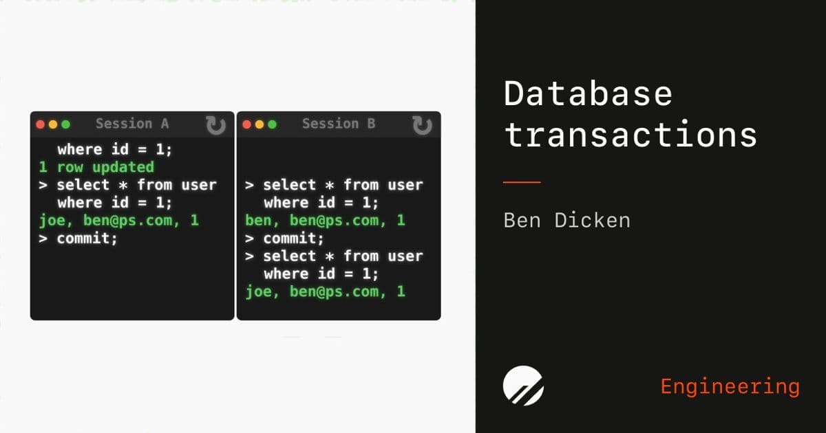 Database Transactions: The Invisible Engine Powering Every SQL Database