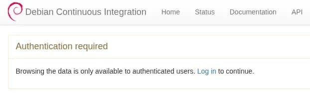 Debian CI Data Goes Behind Authentication Due to LLM Scraper Abuse