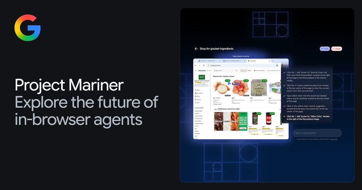 DeepMind's Project Mariner: AI That 'Sees' Web Interfaces Like Humans Do